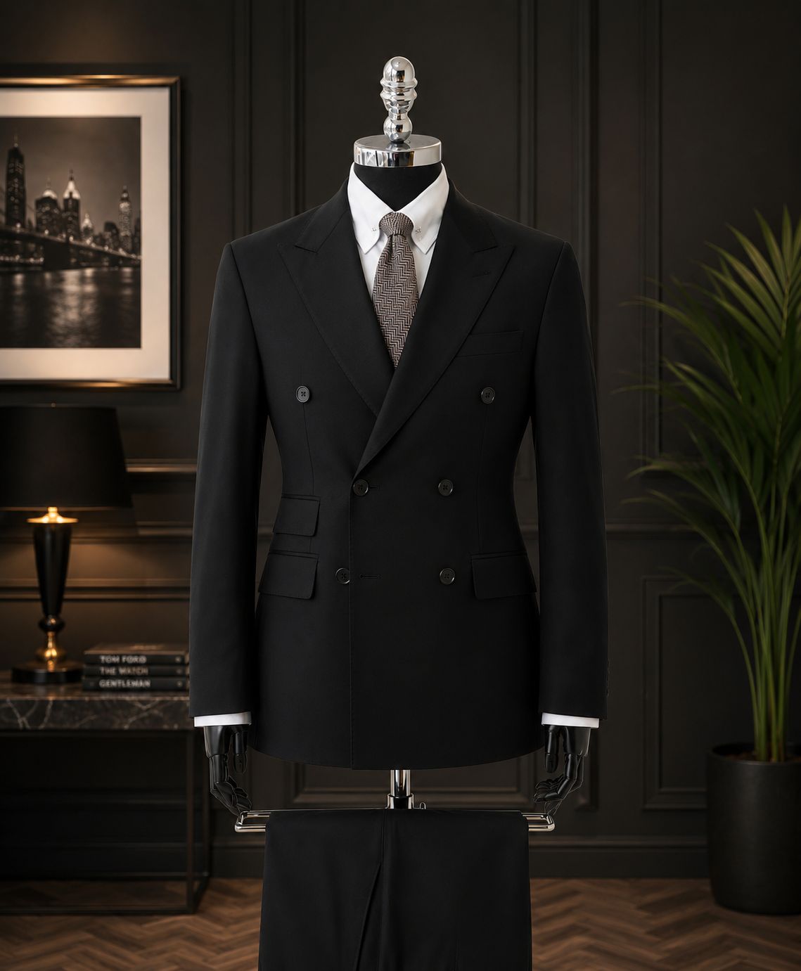 Double breasted suit