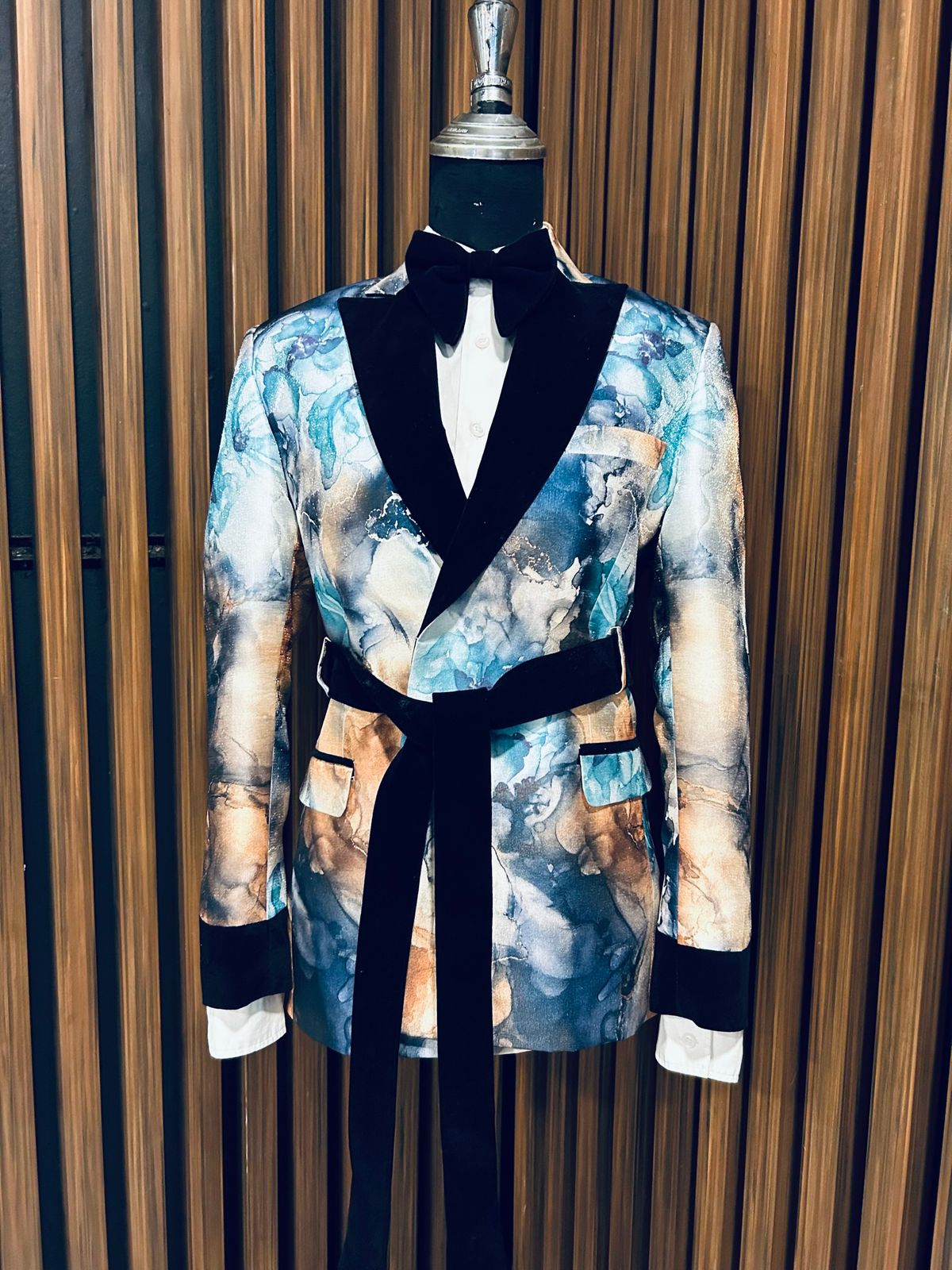Patterned formal jacket