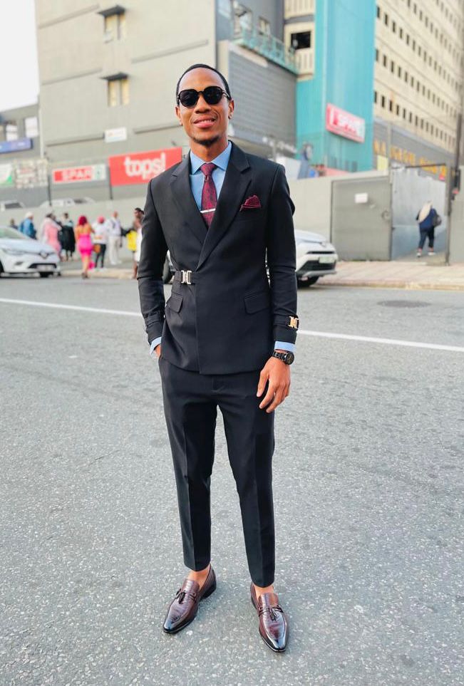 Black sartorial suit